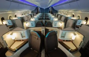 Boeing 787 cabin