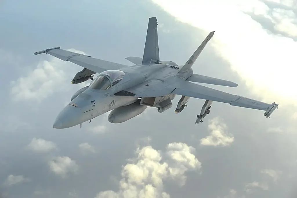 The United States Navy F/A-18 Super Hornet