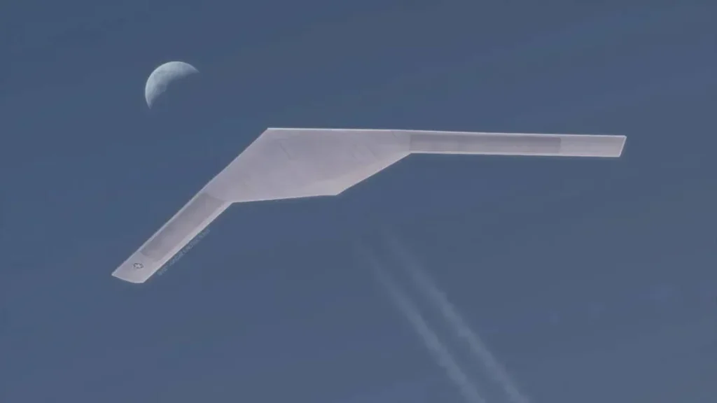 Concept image of the RQ-180 stealth reconnaissance aircraft