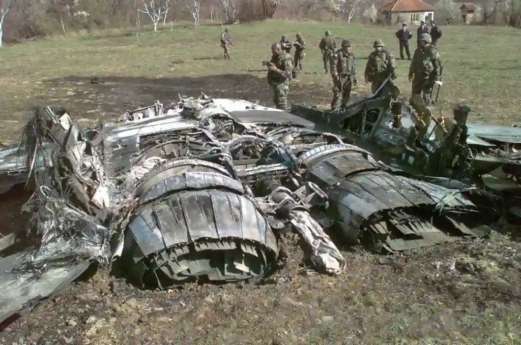the downed MiG-29