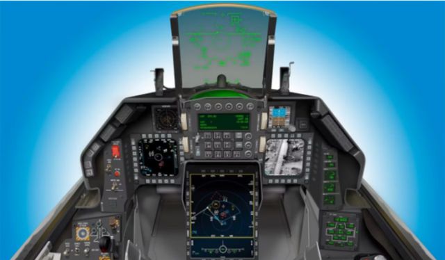F-16V Block 70 digital cockpit