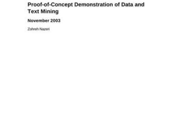 Aviation Safety Data Mining Workbench Aviation Safety Data Mining Workbench