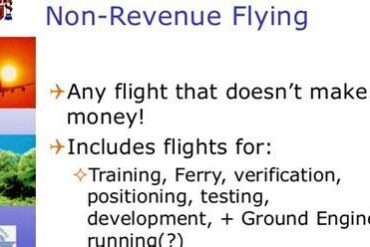Non Revenue Flights