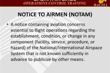 Notice To Airmen (Notam) - Bolt Flight