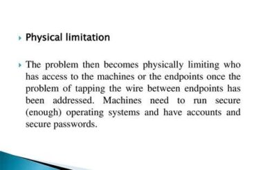 Physical Limitations