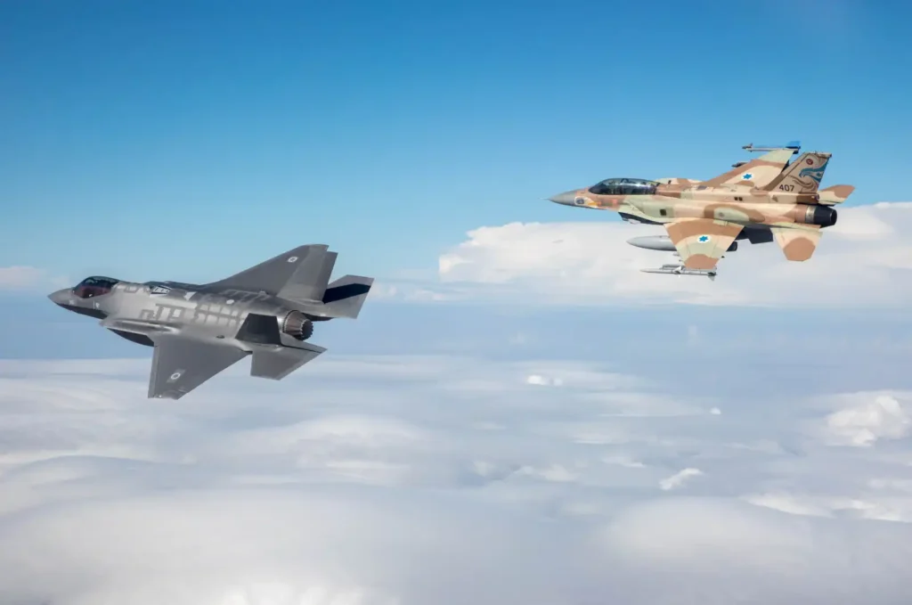 israel f-35i and f-16