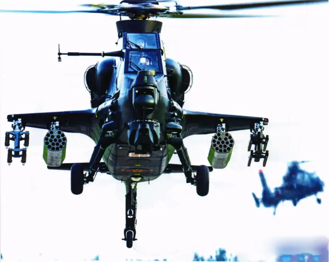 Changhe Z-10 in flight