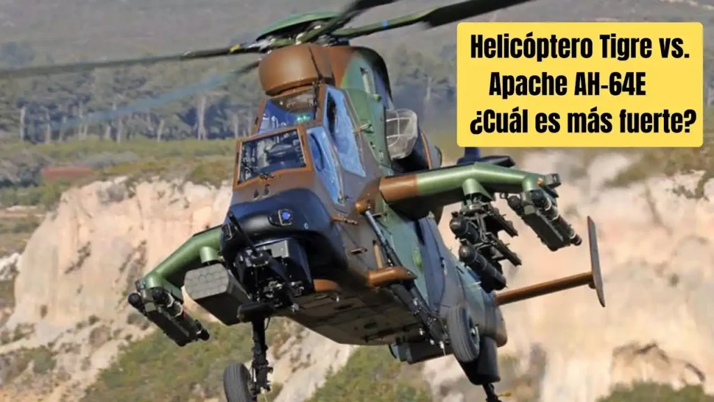 Eurocopter Tiger in flight with missiles