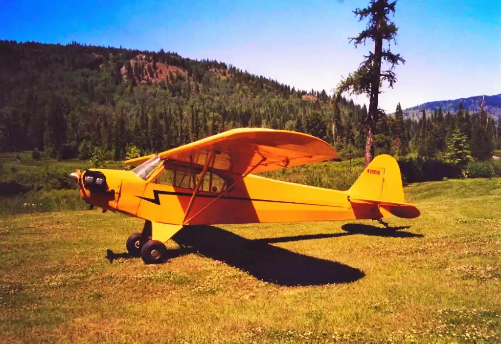 Piper J-3 Cub in iconic yellow livery
