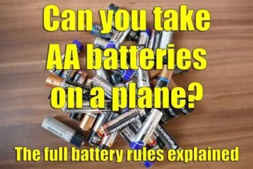 Can I Bring AA Batteries with Me on the Plane?