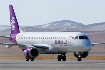 Hunnu Air Launches Embraer E195-E2 Flights Linking Mongolia and China