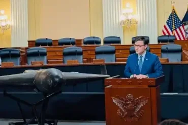 ‘True Face of Iranian Regime’: Shahed Drone Displayed Inside US Congress