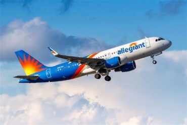 Allegiant Air Grounds Airbus A320 Following Engine Failure After Takeoff From Huntington Tri-State Airport