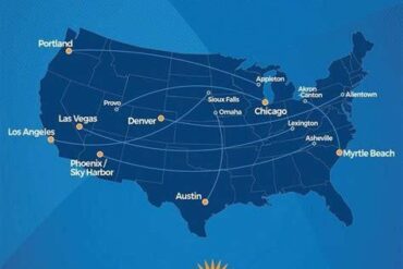 Allegiant Launches Low-Cost Nonstop Flights from Portland to Four Key U.S. Cities