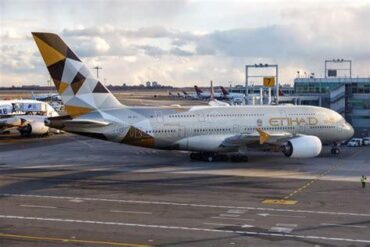 New York Bids Farewell To Etihad Airways' Iconic Airbus A380 Flights At JFK New York Bids Farewell To Etihad Airways' Iconic Airbus A380 Flights At JFK