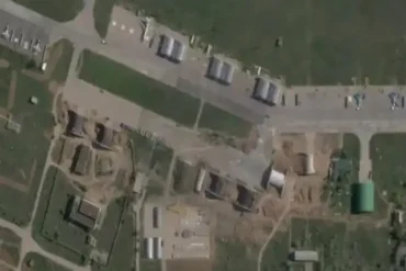 Russia Constructs Reinforced Shelters for Su-57 Fighters at Akhtubinsk Airbase Following Ukrainian Drone Strike Russia Constructs Reinforced Shelters for Su-57 Fighters at Akhtubinsk Airbase Following Ukrainian Drone Strike