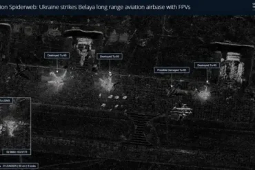 Satellite Images Reveal Devastating Ukrainian Drone Strike on Russia’s Belaya Airbase