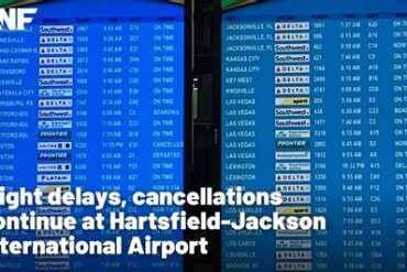 Severe Thunderstorms Trigger Over 300 Flight Delays and Cancellations at Atlanta Hartsfield-Jackson Airport