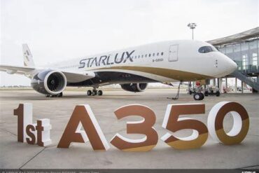 STARLUX Airlines Expands Long-Haul Fleet with Order of 10 A350-1000s, Bringing Total to 18 Aircraft