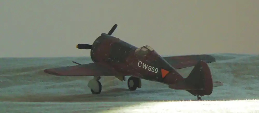 CW-21 Demon in Dutch East Indies camouflage scheme during 1941 sorties