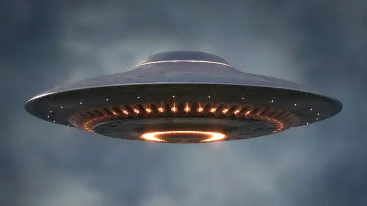 Historic UFO sightings showing disk-shaped craft