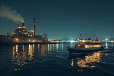 Yokkaichi's Night Cruise: A Journey Through Industrial Beauty and Environmental Redemption