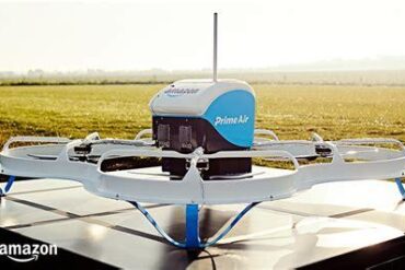 Amazon's 80-lb Delivery Drone Drops 5-lb Packages From 10 Feet — For $5 Extra Amazon's 80-lb Delivery Drone Drops 5-lb Packages From 10 Feet — For $5 Extra