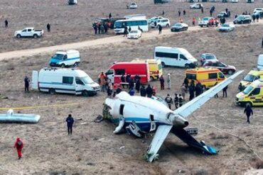 Azerbaijan Moves to Sue Russia Over Flight 8243 Embraer E190 Missile Crash
