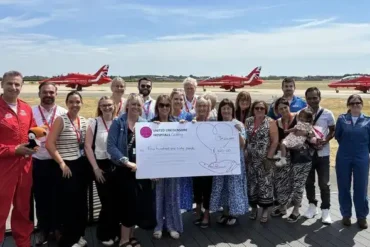 Red Arrows Complete 8,000-Mile Charity Challenge for Lincoln County Hospital’s Children’s Wards