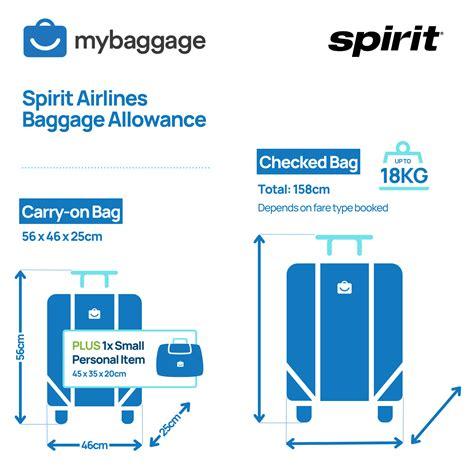 Checked Bag Checked Baggage Spirit Airlines Under Seat Size Spirit