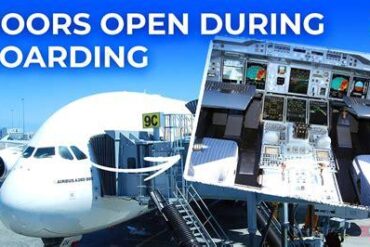 Why Do Airline Pilots Keep the Cockpit Door Open During Boarding? Why Do Airline Pilots Keep the Cockpit Door Open During Boarding?
