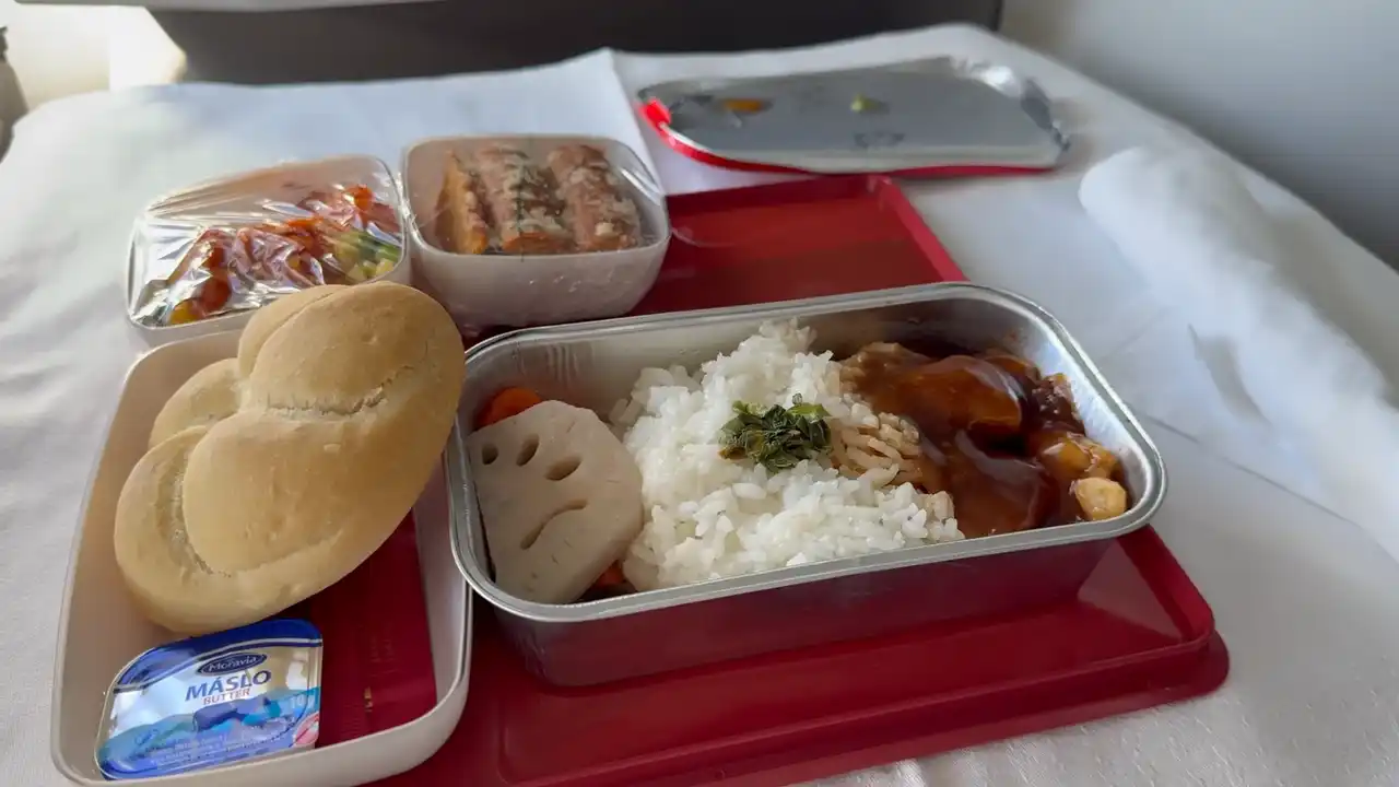hainan airlines three stars for food quality