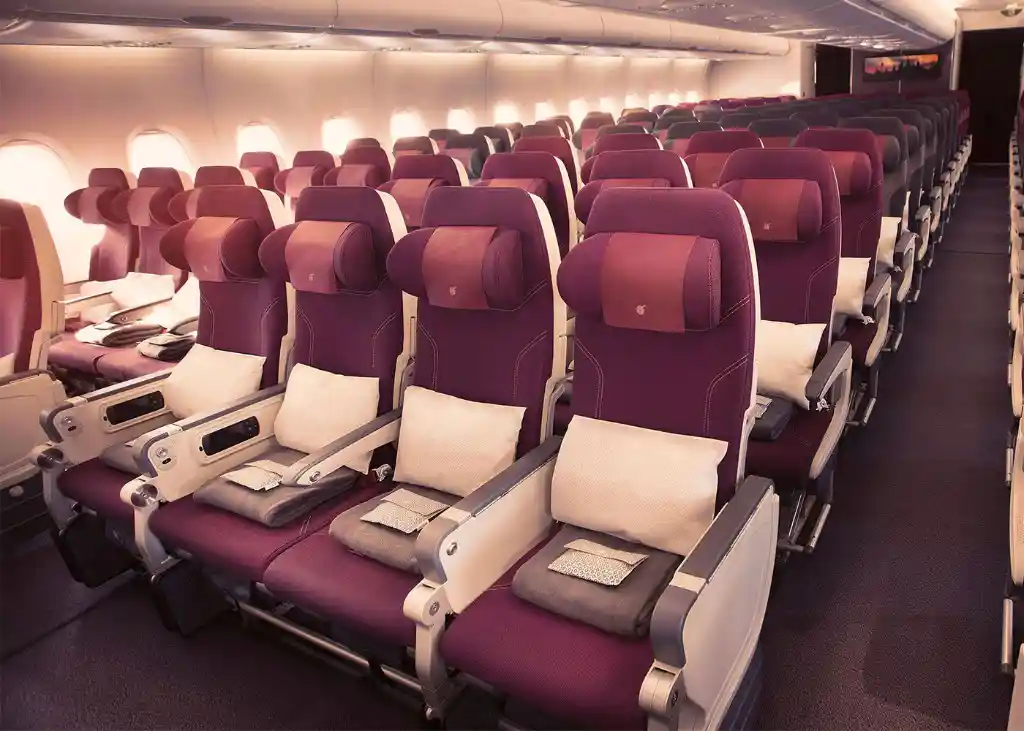 Qatar Airways a380 economy class