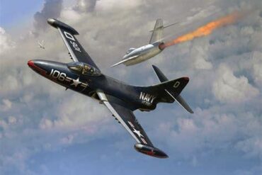 The Day Jet Combat Changed Forever: U.S. Navy’s F9F Panther Downs Soviet MiG-15 in Historic First Dogfight The Day Jet Combat Changed Forever: U.S. Navy’s F9F Panther Downs Soviet MiG-15 in Historic First Dogfight