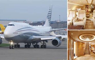Ultra-Large Private Jets: Inside the Private Boeing 747 Jumbo Jet