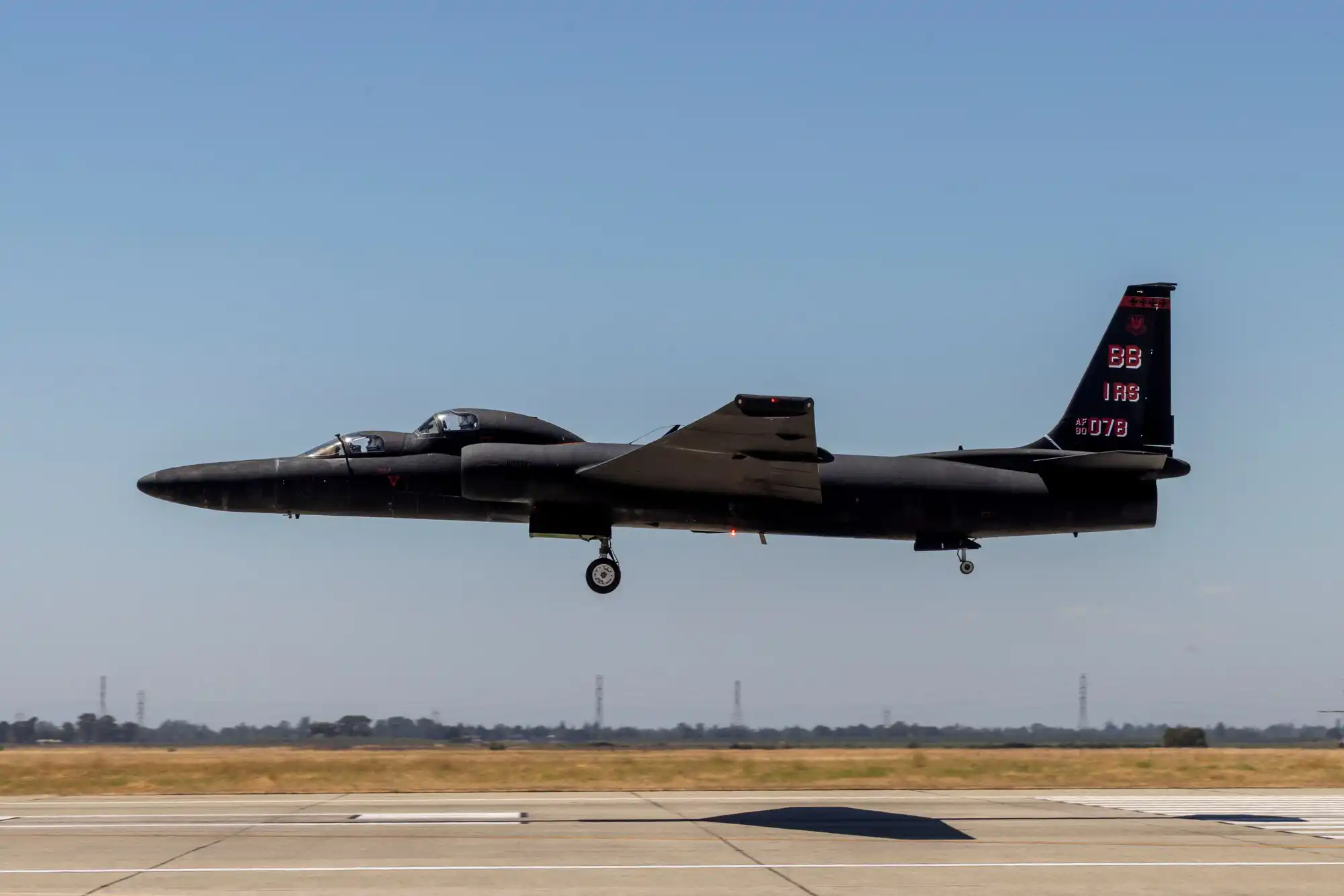 Beale AFB conducts historic U-2 Dragon Lady fligh