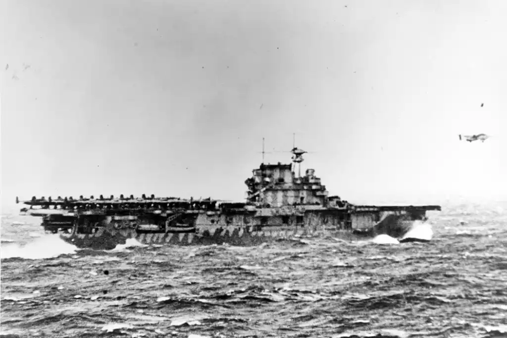 Final Resting Place of USS Hornet CV-8 Located in South Pacific