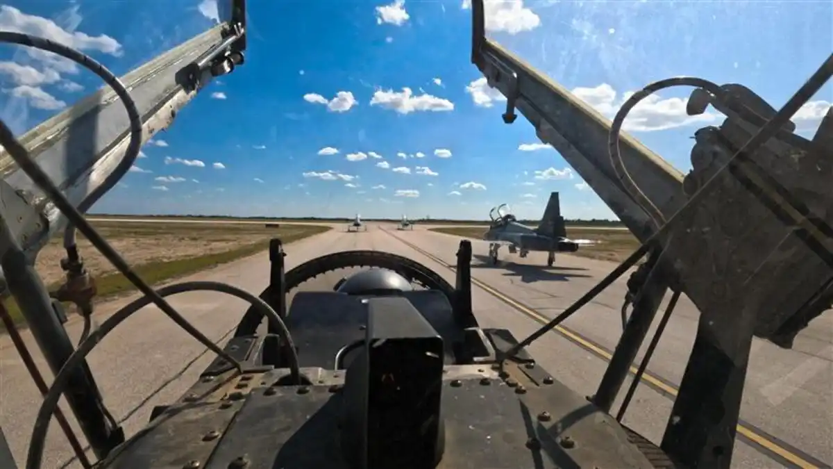 Laughlin Air Force Base T-38 Talon ramp