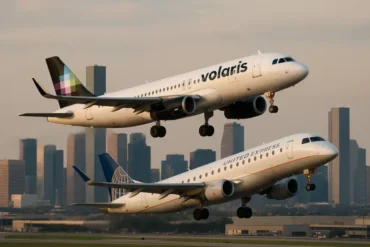United and Volaris Jets in Near-Miss Over Houston After Dangerous Departure Turn