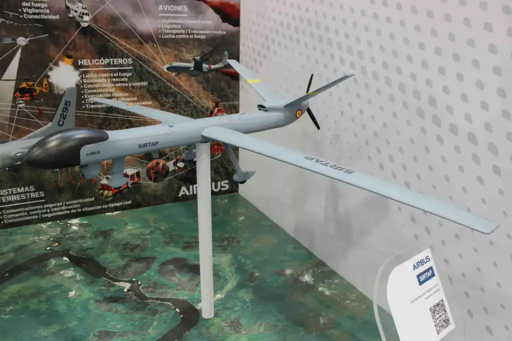 Airbus Unveils Sirtap Drone at Expodefensa 2025 as New Long-Range ISR and Precision Support Platform
