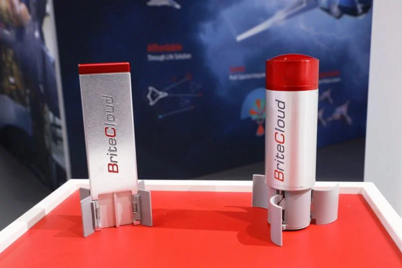 britcloud active decoy on display with integrated electronics