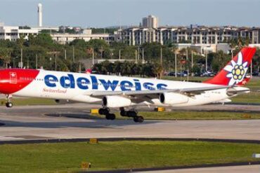 Edelweiss A340-300 Returns To Service Within 48 Hours After Bird Strike In Zurich