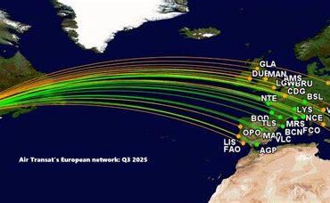 Just 1 Weekly Flight: Air Transat’s Rare European Routes Tap Into Niche Markets