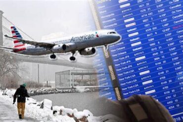 Over 1,500 US Flights Cancelled as Winter Storm Slams Holiday Travel