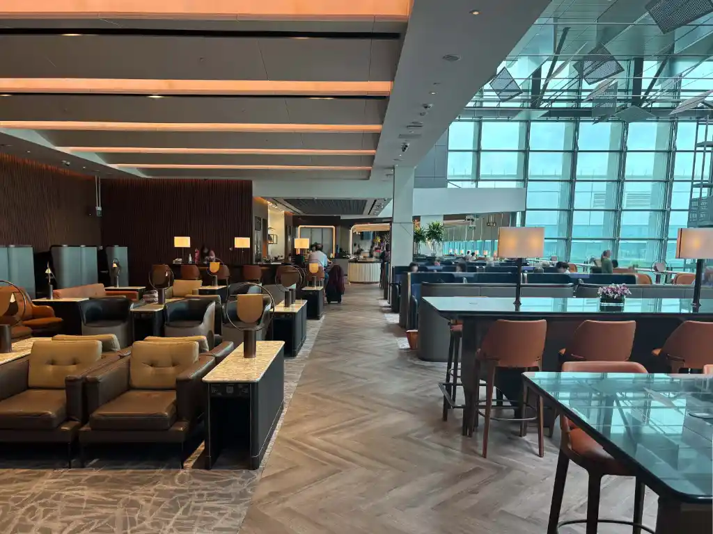 singapore airlines silverkris lounge terminal 3 interior