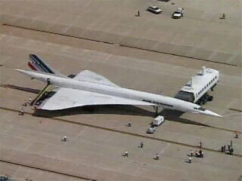 Air France Concorde at Dulles Airport
