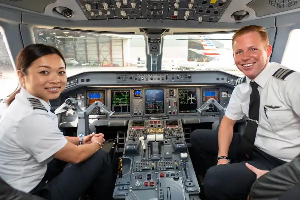 American Airlines cockpit crew