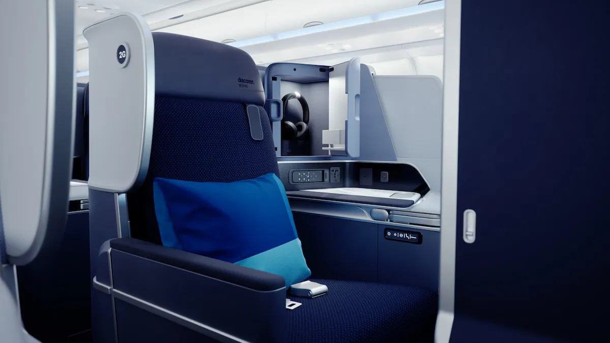 Discover Airlines Airbus A330 business class cabin