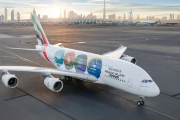 Emirates Unveils Eye-Catching Airbus A380 “Grand Slam” Livery on Melbourne Debut