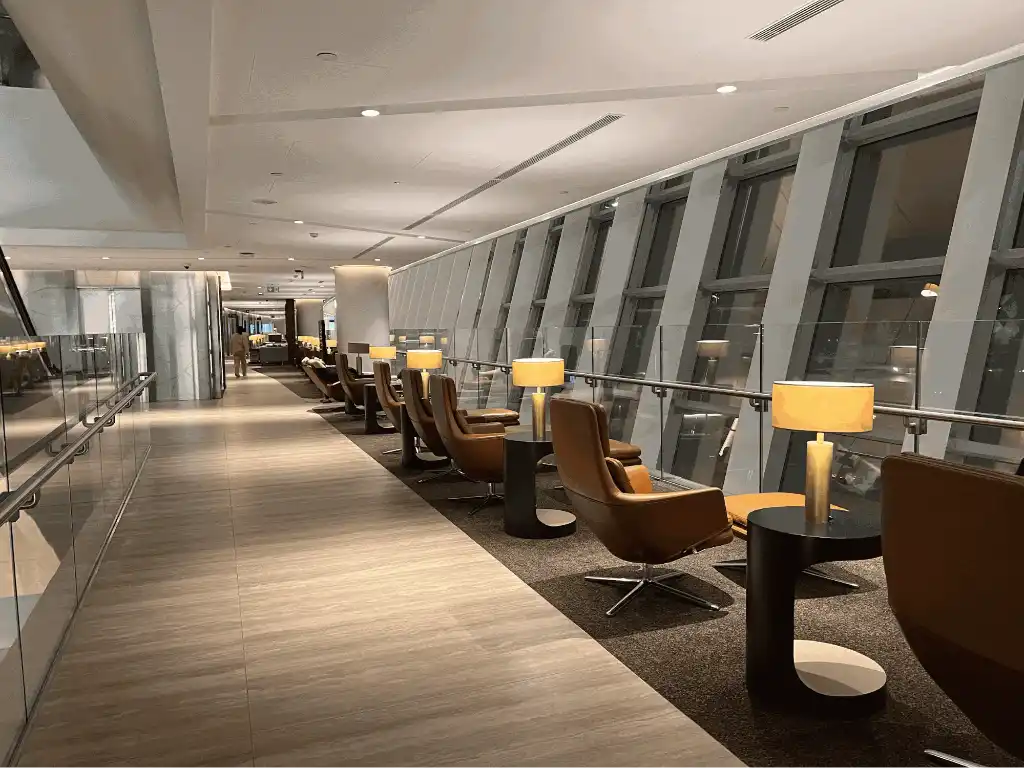 Etihad's Business Class Lounge at Abu Dhabi Zayed International Airport, Terminal A